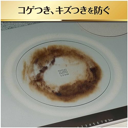ＩＨマットソフトワイド　カトラリー柄グレー 容量1マイ 東洋アルミ アルミ