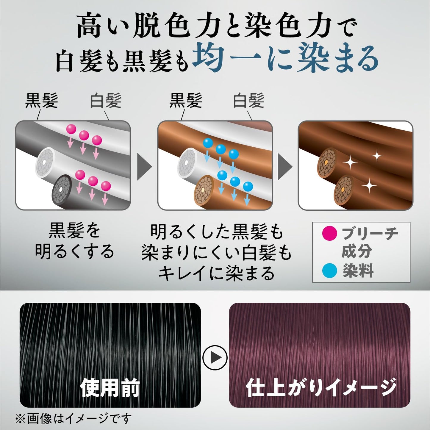ルシード　デザインヘアカラー　ボルドーブラウン　（医薬部外品） 容量1クミ マンダム ヘアカラー