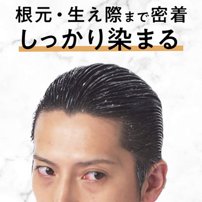 ルシード　ワンプッシュケアカラー　ライトブラック　（医薬部外品） 容量1クミ マンダム ヘアカラー