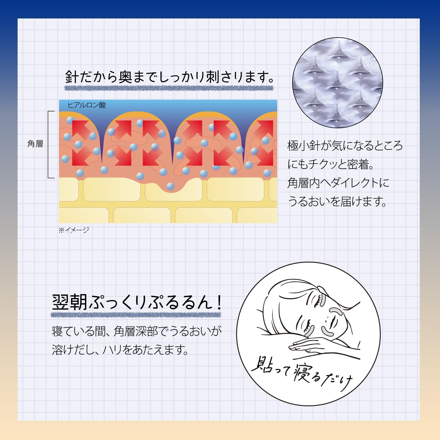 クリアターン　ヒアロチューン　マイクロパッチ　２０００　３回分 容量3カイシートマスク