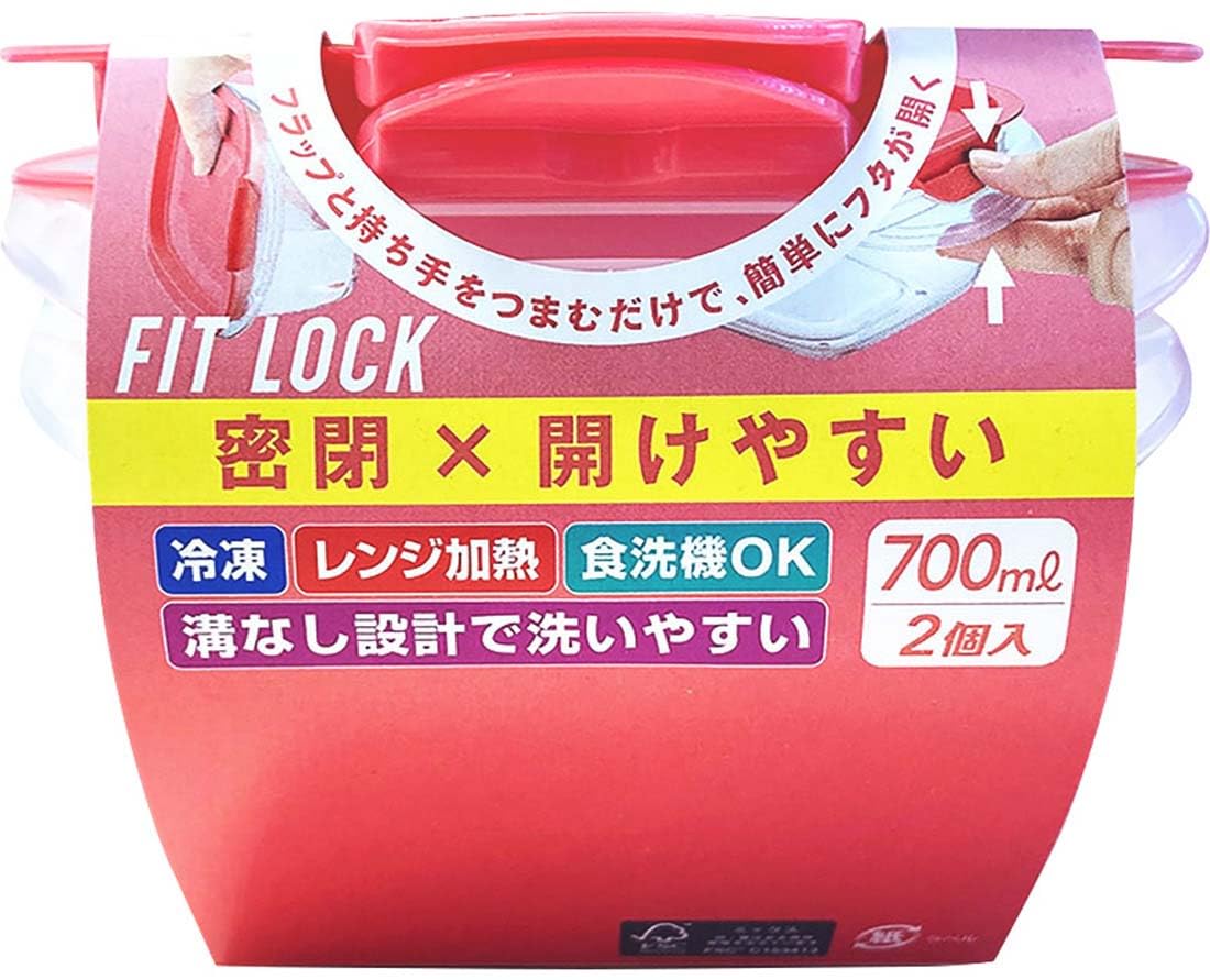 パックスタッフ　フィットロック　７００ｍｌ・２コ入 容量2ｺ エビス 台所用品