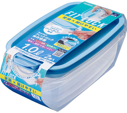 パックスタッフ　フィットロック　１．０Ｌ・２コ入 容量2ｺ エビス 台所用品