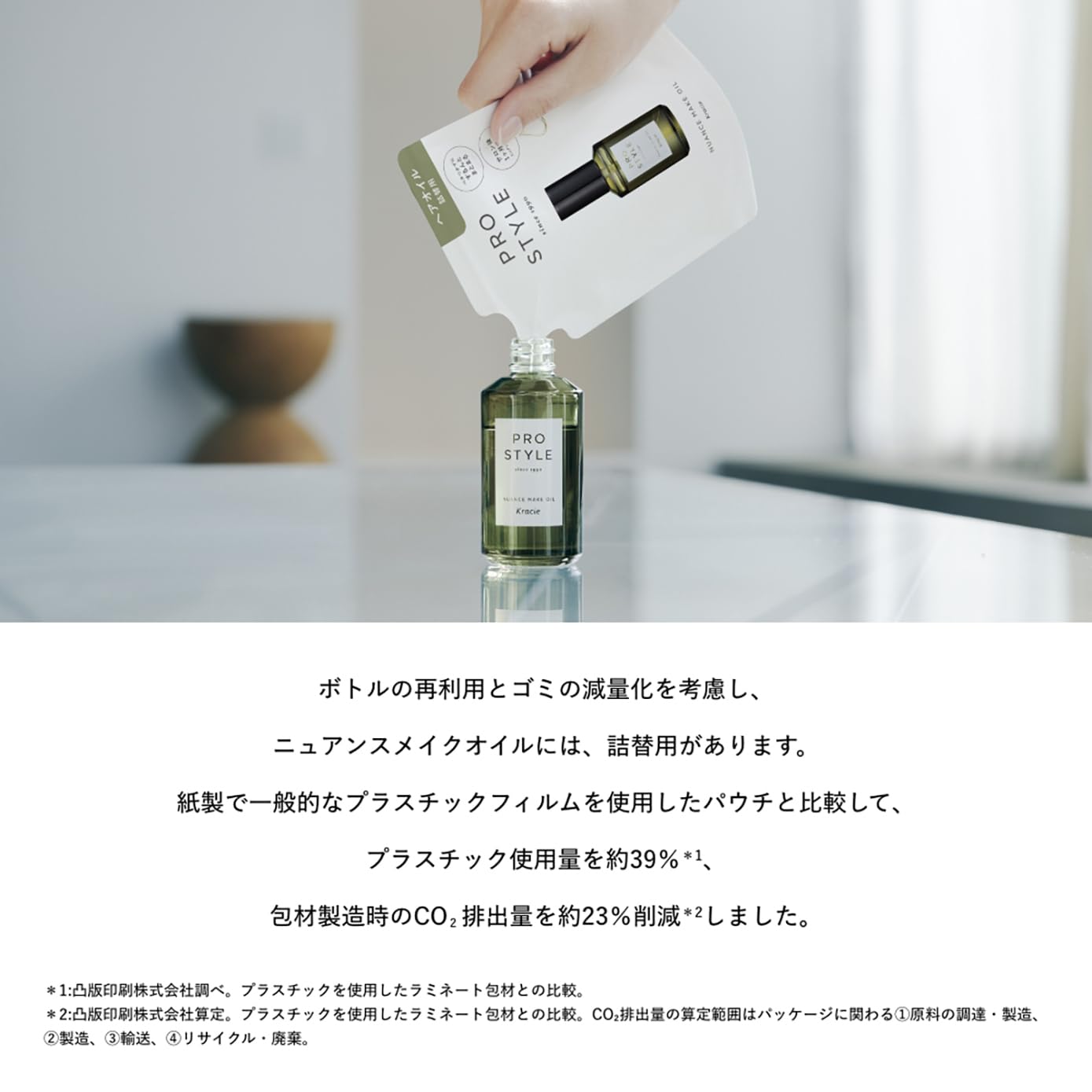 プロスタイル　ニュアンスメイクオイル 容量70ML クラシエ スタイリング