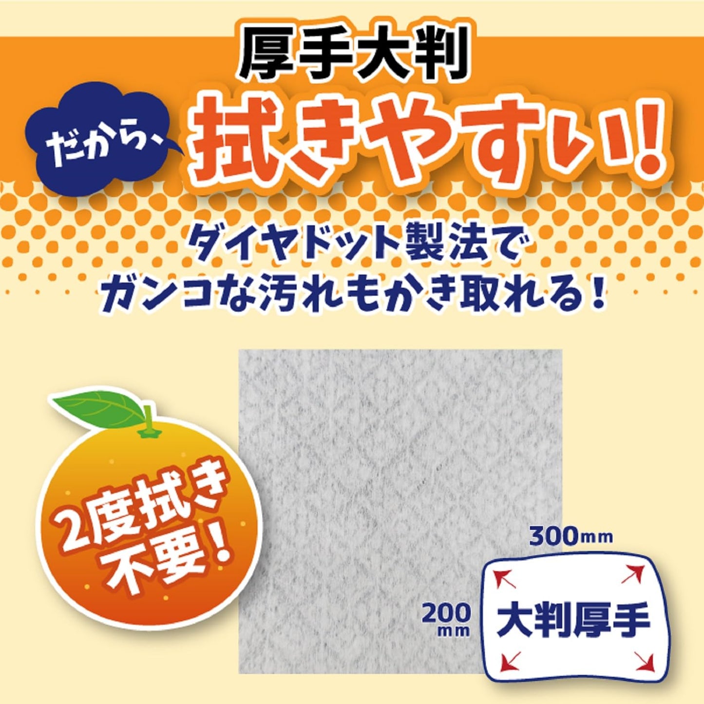 スーパーオレンジちよこっとキレイ　タオル 容量20ﾏｲ ＵＹＥＫＩ 食器用洗剤・自然派
