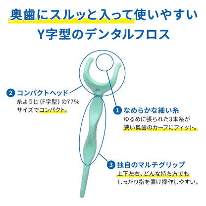糸ようじスルッと入るタイプＹ字型大容量３２本入 容量32ﾎﾝ 小林製薬 フロス・歯間ブラシ