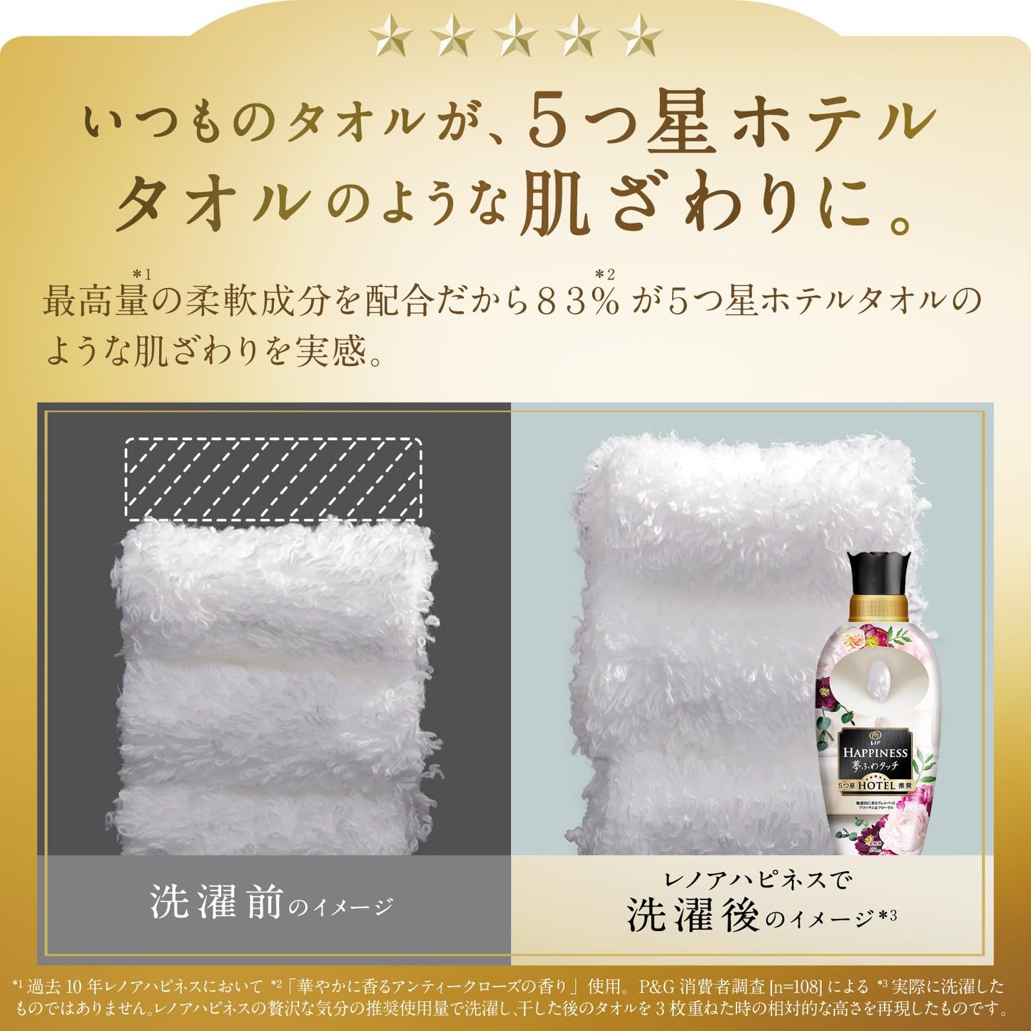レノアハピネス夢ふわタッチ魅惑的に香るヴェルベットブロッサム＆フローラル本体 容量450MLＰ＆Ｇ