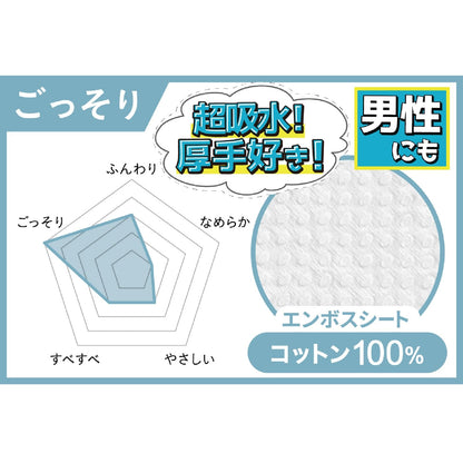 コットン・ラボ　うふっとスウヨタオルごっそり６０枚 容量60ﾏｲ コットンラボ コットン