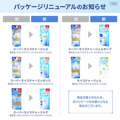 スキンアクア　スーパーモイスチャーエッセンス　８０ｇ 容量80G ロート製薬 ＵＶ・日焼け止め