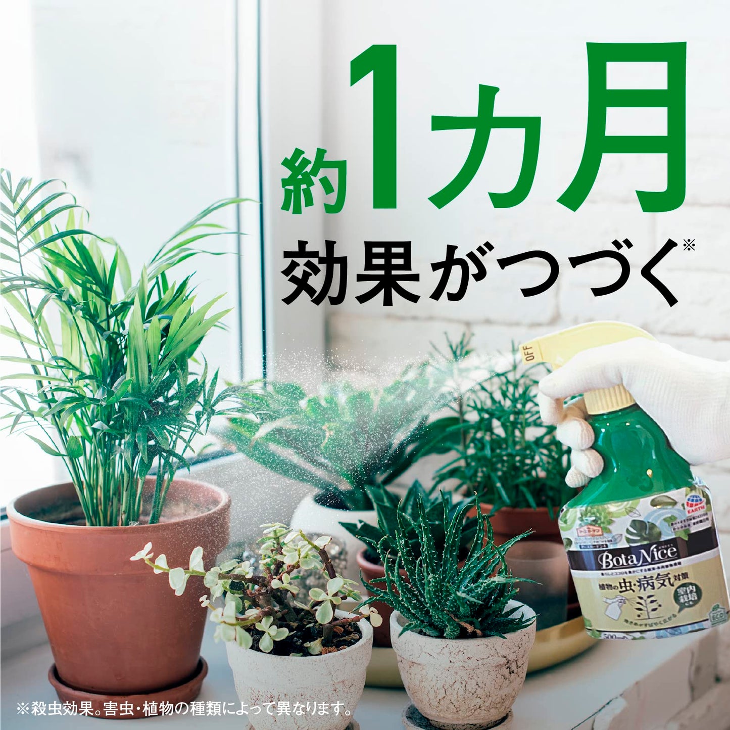 ＢｏｔａＮｉｃｅ　植物の虫・病気対策　エコパック　４５０ｍＬ 容量450MLアース製薬 園芸用品・殺虫剤