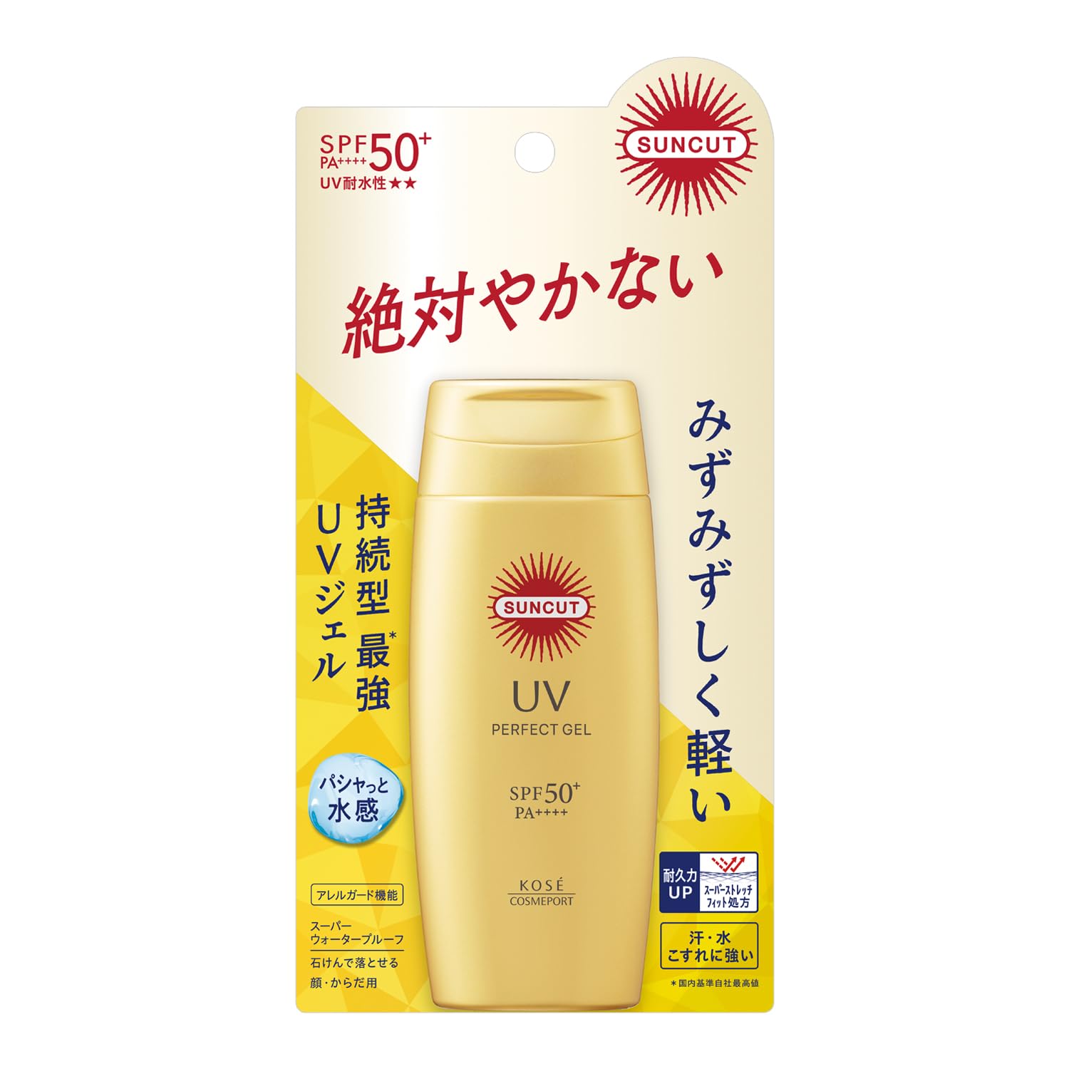 サンカットＲ　パーフェクトＵＶ　ジェル 容量80G コーセーコスメポート ＵＶ・日焼け止め