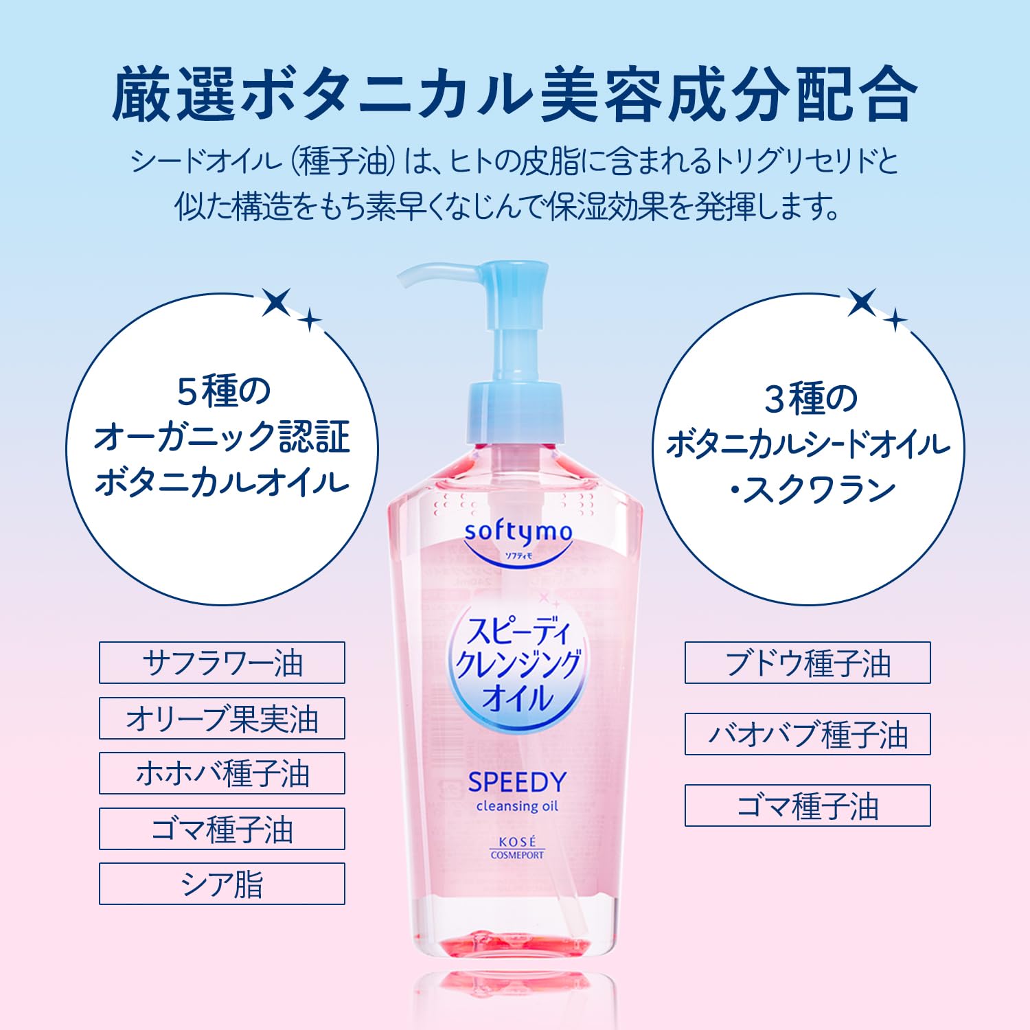ソフティモ　スピーディ　クレンジングオイル 容量240MLコーセーコスメポート メイク落とし・クレンジング