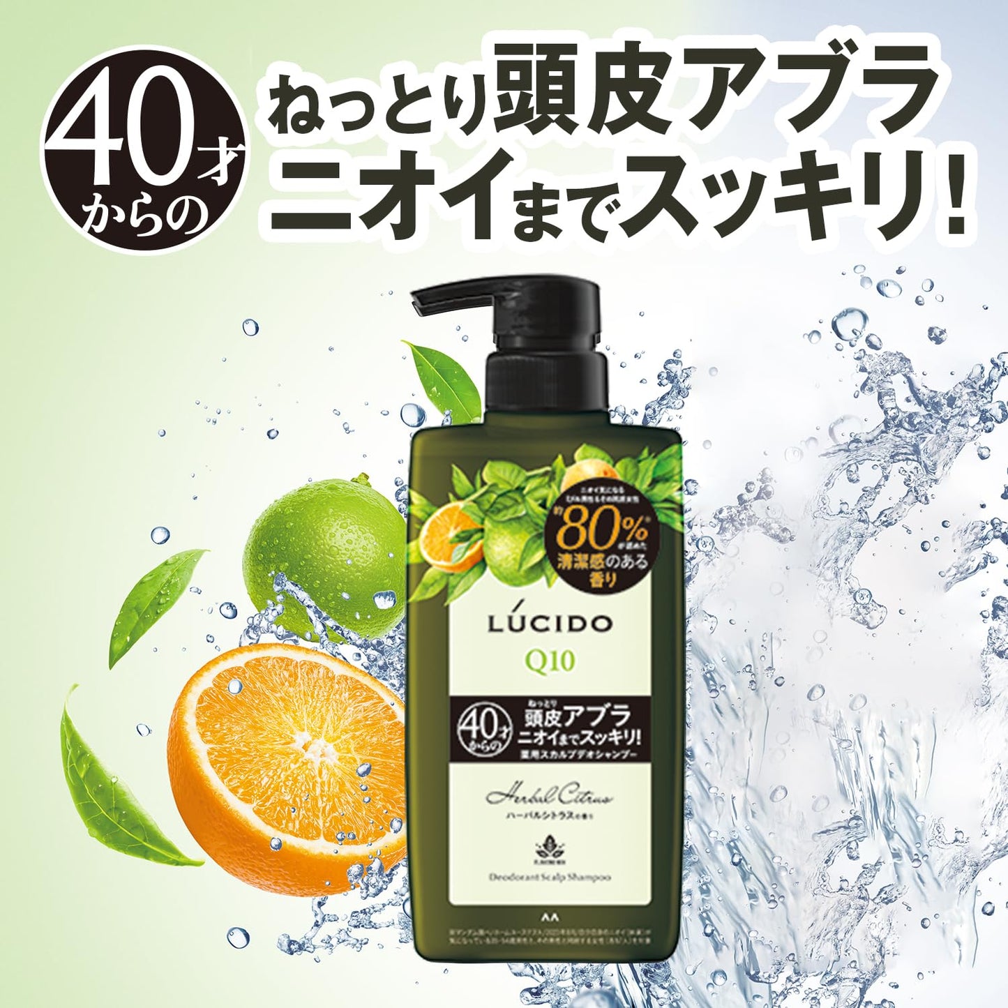 ルシード　薬用スカルプデオシャンプー　ハーバルシトラス　つめかえ用　（医薬部外品） 容量380MLシャンプー