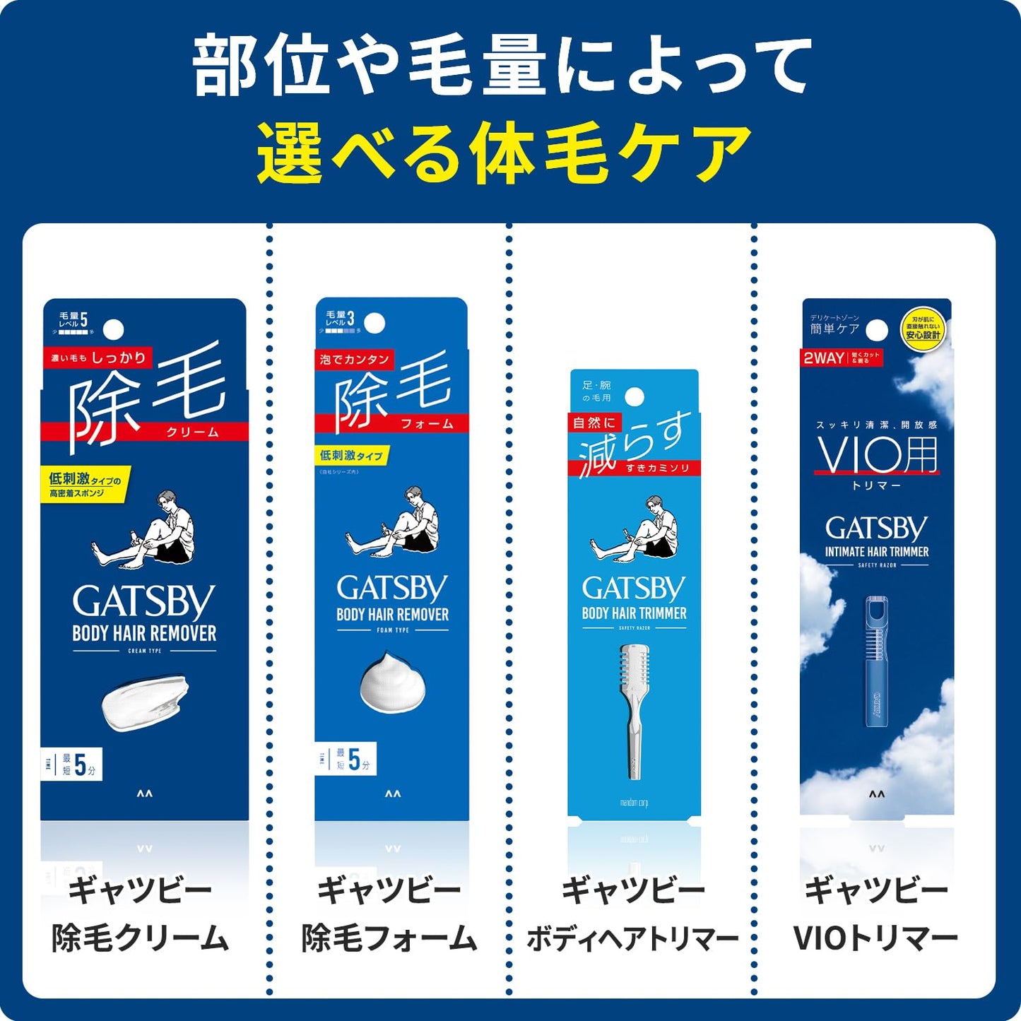 ギャツビー　ＶＩＯ用トリマー 容量1コ マンダム ボディソープ