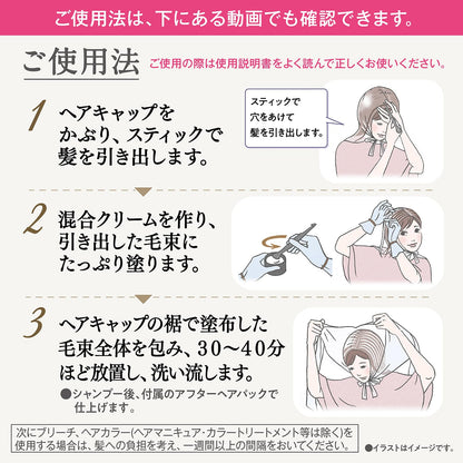 クレオディーテ　シークレットハイライト 容量1ｺ×3点セット ダリヤ ヘアカラー・白髪用