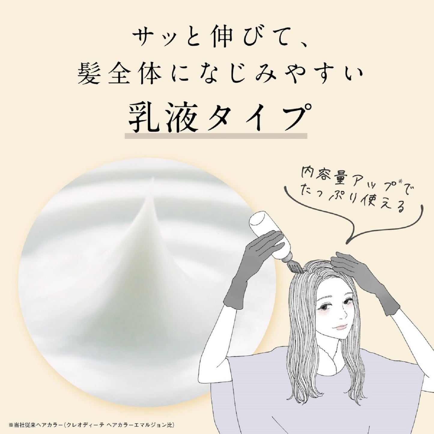 クレオディーテ　クリアリーカラー　＜チャイティーベージュ＞ 容量1ｺダリヤ ヘアカラー・白髪用