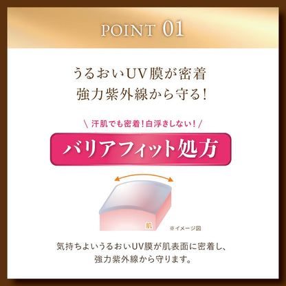 スキンアクア　スーパーモイスチャーバリアＵＶエッセンス　７０ｇ 容量4.2Gロート製薬 ＵＶ・日焼け止め