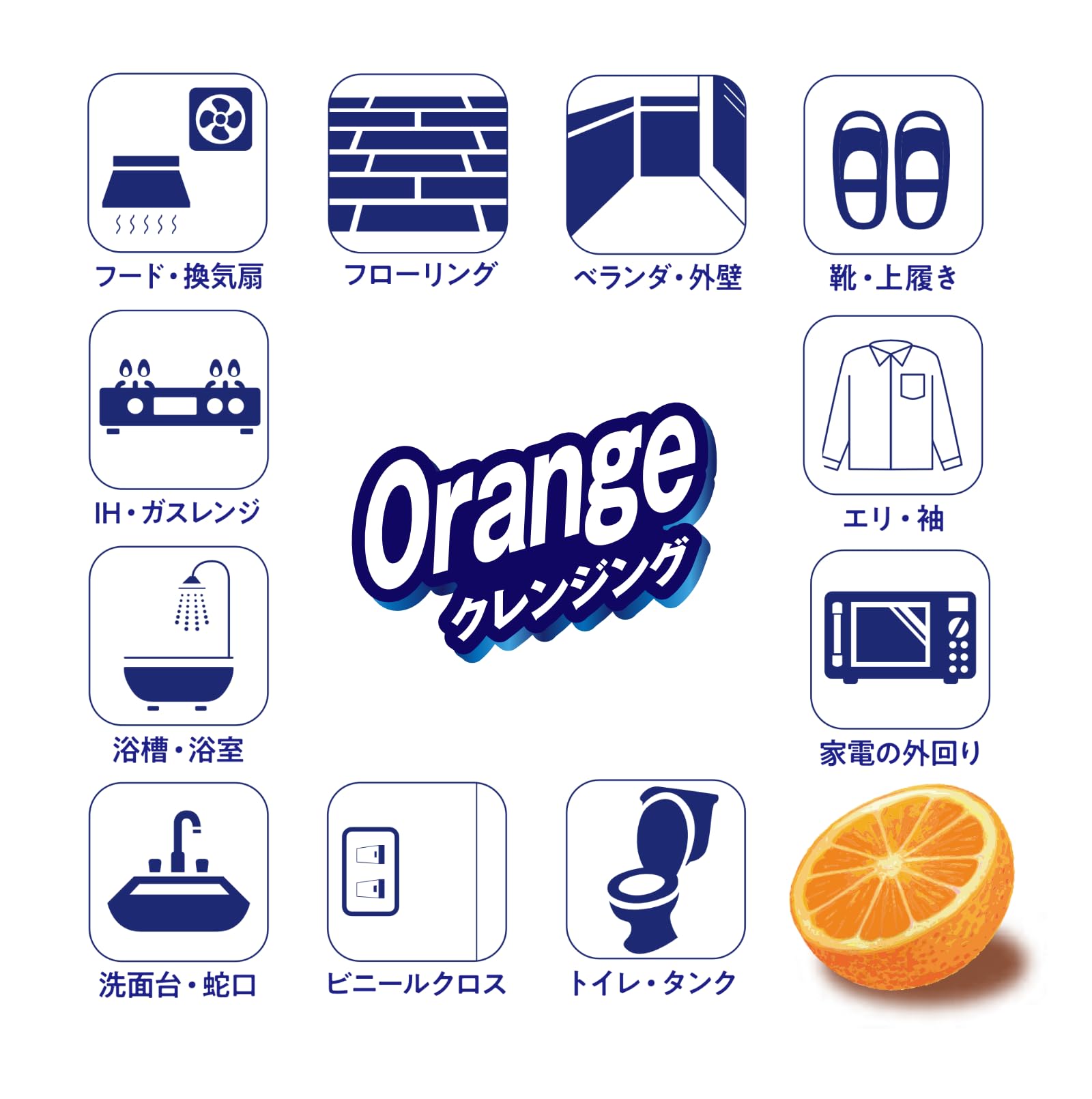 オレンジクレンジング 容量300ML 友和 住居洗剤