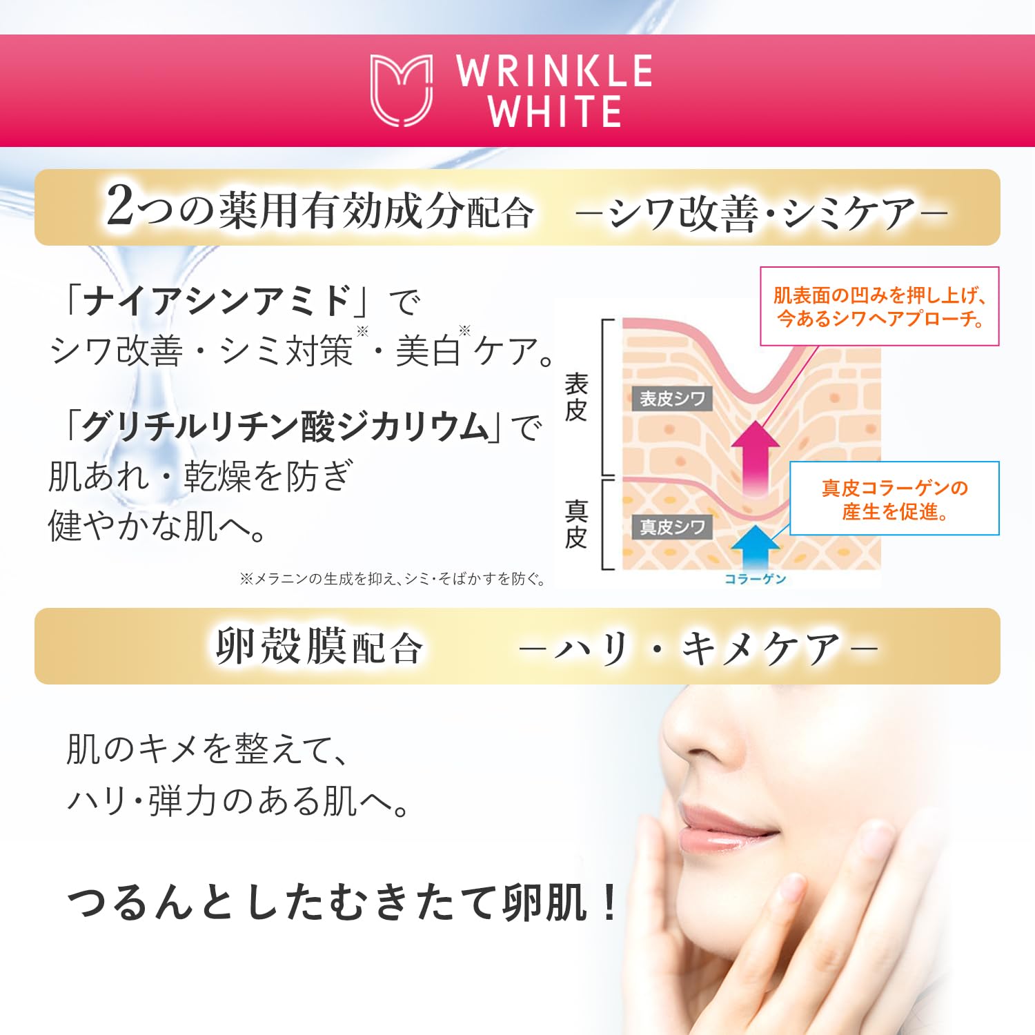 薬用リンクルホワイト デイ＆ナイト セラム 容量40mL 明色化粧品 化粧品