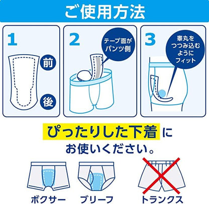 ポイズ　メンズパッド　安心吸収タイプ　２０枚　お徳パック 容量20ﾏｲ 日本製紙クレシア 介護用品