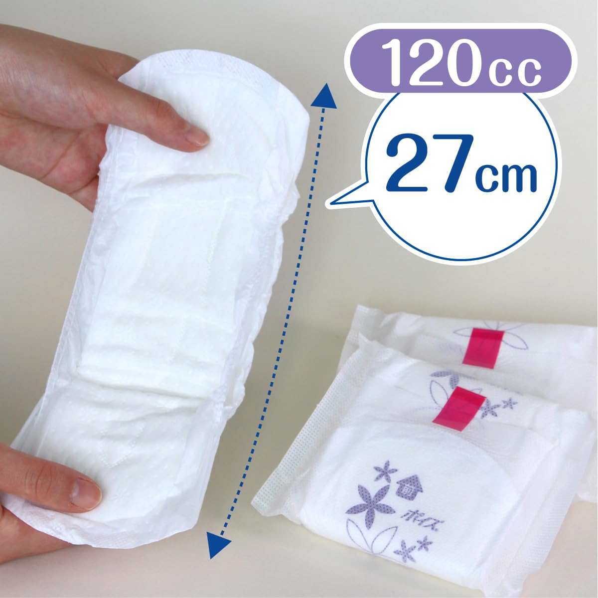 ポイズ　肌ケアパッド　多い時も安心用　６０枚 容量60ﾏｲ 日本製紙クレシア 生理用品