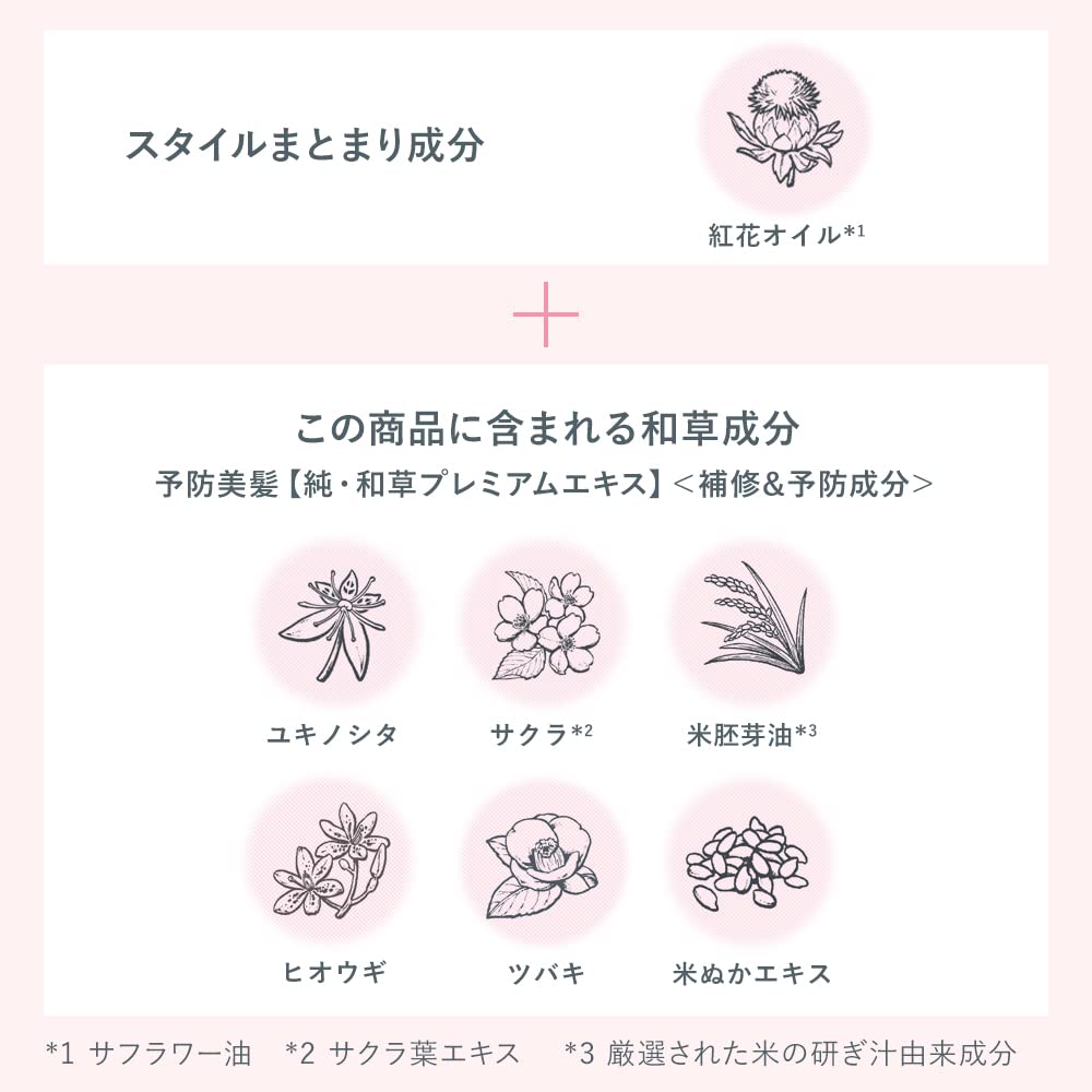 いち髪　つやつやストレート和草ミスト 容量150ML クラシエホームプロダクツ販売 スタイリング