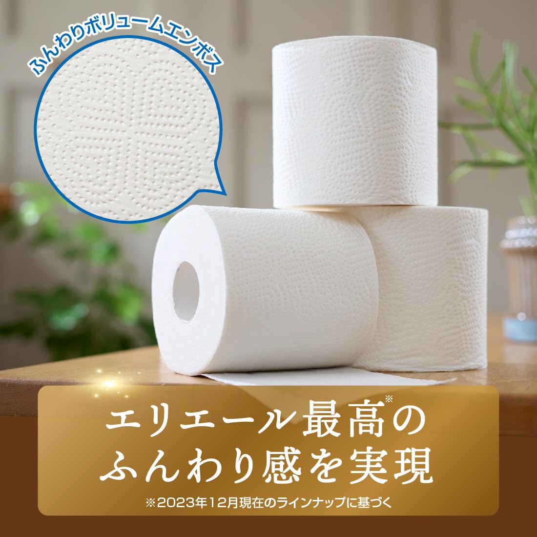 エリエールＴｈｅエリエールトイレットティシュー１２Ｒ（ダブル） 容量12ﾏｷ大王製紙 トイレットペーパー