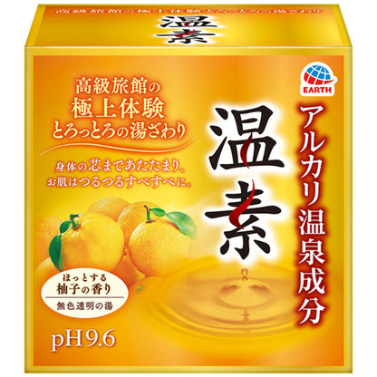 アルカリ温泉成分 温素 入浴剤 柚子の香り 30g×15包入 - MONOW 公式ショップ