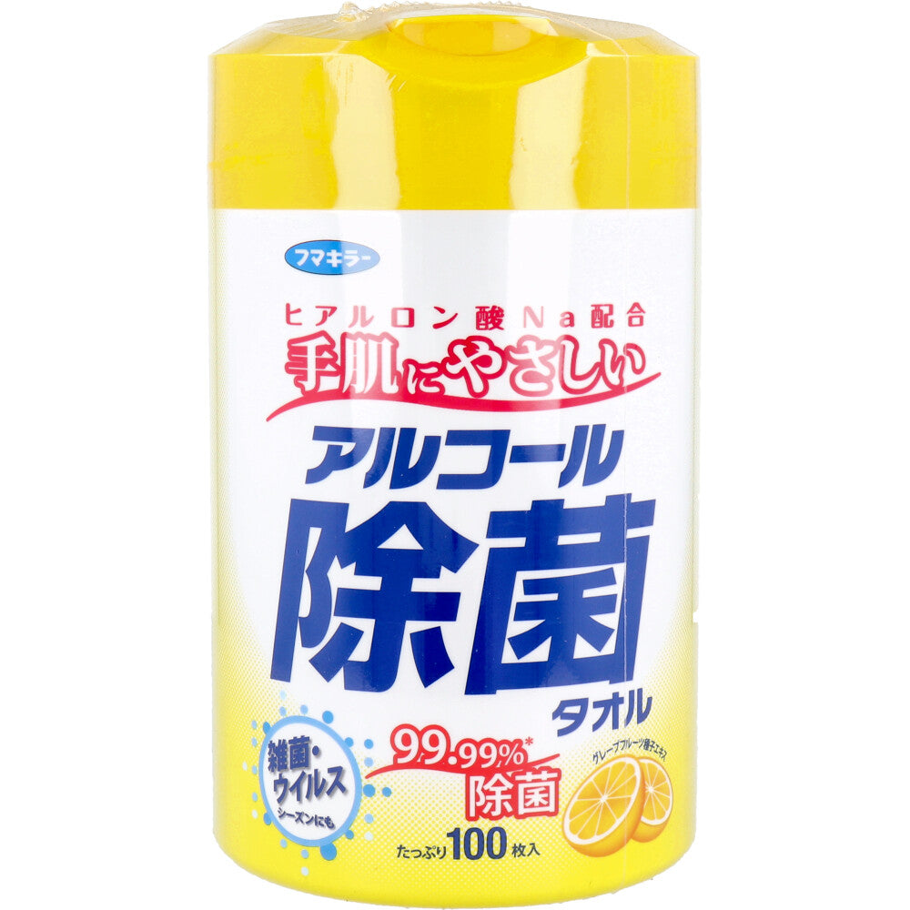 フマキラー アルコール除菌タオル 本体 100枚入 - MONOW 公式ショップ