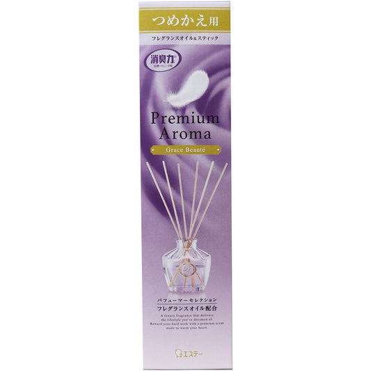 お部屋の消臭力 プレミアムアロマ スティック 玄関・リビング用 詰替用 グレイスボーテ 50mL - MONOW 公式ショップ