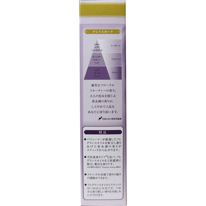 お部屋の消臭力 プレミアムアロマ スティック 玄関・リビング用 詰替用 グレイスボーテ 50mL - MONOW 公式ショップ