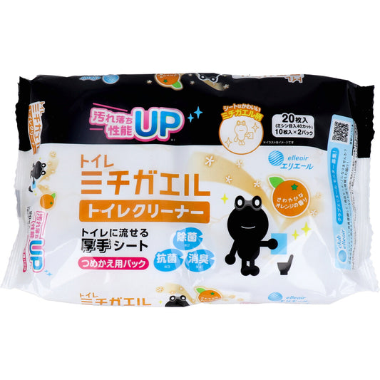 エリエール ミチガエルトイレクリーナー 詰替用 20枚入 - MONOW 公式ショップ