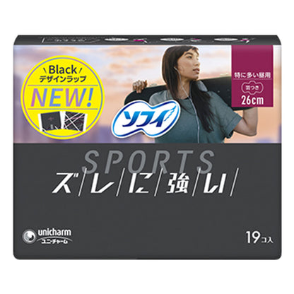 ソフィ SPORTS 特に多い昼用 26cm 羽つき 19個入 - MONOW 公式ショップ