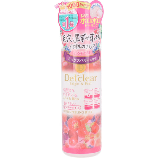 DETクリア ブライト&ピール ピーリングジェリー ミックスベリーの香り 180mL - MONOW 公式ショップ