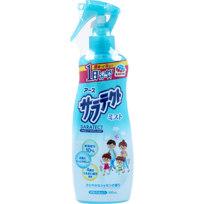 アース サラテクト ミスト お肌の虫よけ さわやかなシャボンの香り 200mL - MONOW 公式ショップ