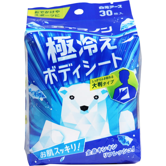 アイスノン 極冷えボディシート ミントの香り 30枚入 - MONOW 公式ショップ