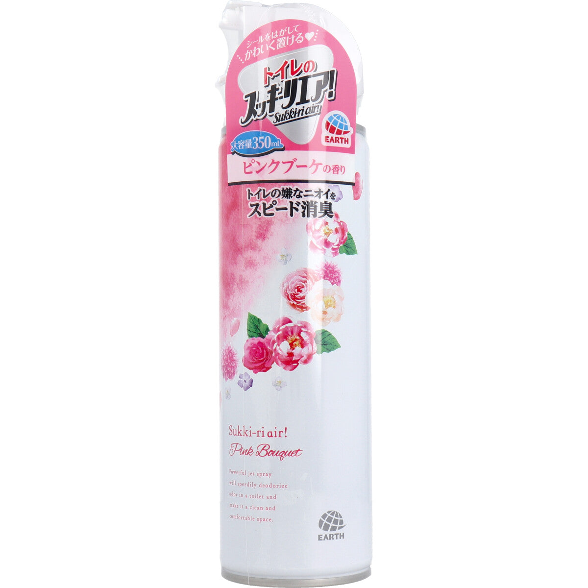 トイレのスッキーリエア！ Sukki-ri air! ピンクブーケの香り 350mL - MONOW 公式ショップ