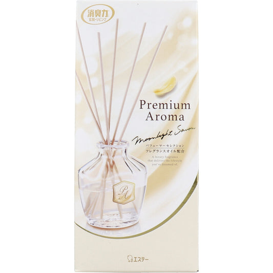 お部屋の消臭力 プレミアムアロマ スティック 玄関・リビング用 本体 ムーンライトシャボン 50mL - MONOW 公式ショップ