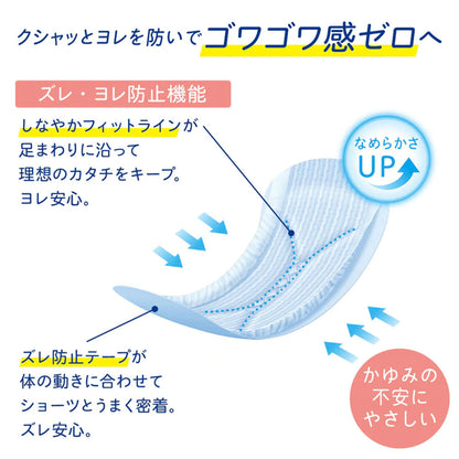 エリエールナチュラさら肌さらりコットン100%よれスッキリ吸水ナプキン20.5cm30cc 45枚 - MONOW 公式ショップ