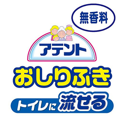 アテント流せるおしりふき無香料７２枚 容量72枚 大王製紙 おしりふき - MONOW 公式ショップ