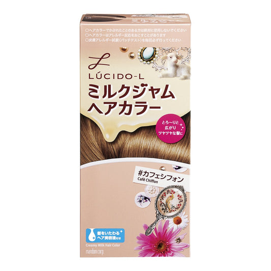 ルシードエル　ミルクジャムヘアカラー　＃カフェシフォン　（医薬部外品） 容量125CM ヘアカラー・黒髪用 - MONOW 公式ショップ