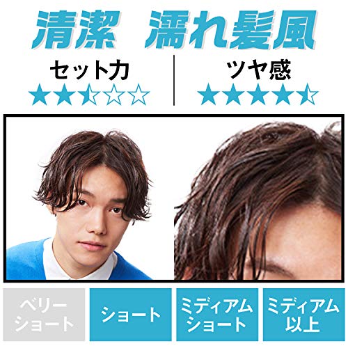 ギャツビー　ムービングラバー　クールウェット 容量80G マンダム スタイリング - MONOW 公式ショップ
