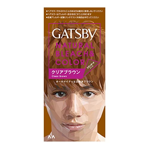ギャツビー　ナチュラルブリーチカラー　クリアブラウン　（医薬部外品） 容量1個 マンダム ヘアカラー - MONOW 公式ショップ