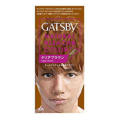 ギャツビー　ナチュラルブリーチカラー　クリアブラウン　（医薬部外品） 容量1個 マンダム ヘアカラー - MONOW 公式ショップ