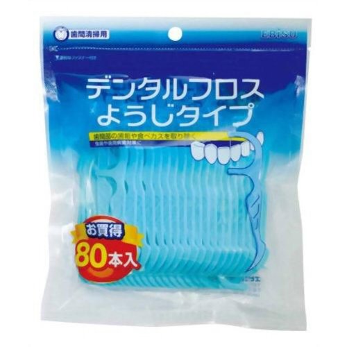 デンタルフロス・ようじタイプＮ８０本入 容量80ホン エビス フロス・歯間ブラシ - MONOW 公式ショップ