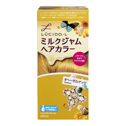 ルシードエル　ミルクジャムヘアカラー　＃ヘーゼルナッツ　（医薬部外品） 容量1個 ヘアカラー・黒髪用 - MONOW 公式ショップ