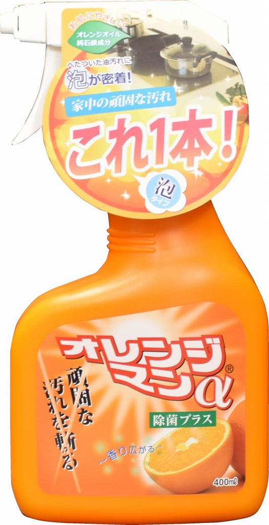 ティポス　オレンジマンα　本体４００ＭＬ 容量400ML 友和 住居洗剤・レンジ