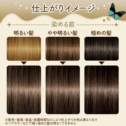 ルシードエル　ミルクジャムヘアカラー　＃生チョコガナッシュ　（医薬部外品） 容量1個 ヘアカラー・黒髪用 - MONOW 公式ショップ