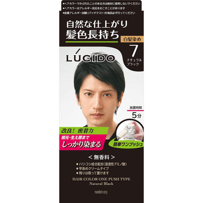 ルシード　ワンプッシュケアカラー　ナチュラルブラック　（医薬部外品） 容量1個 マンダム ヘアカラー - MONOW 公式ショップ