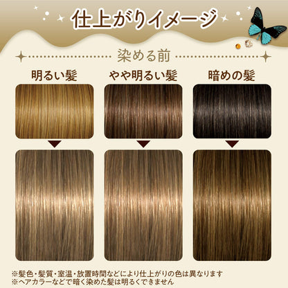 マンダム　ルシードエル　ミルクジャムヘアカラー　＃きゃらめる１組容量1個