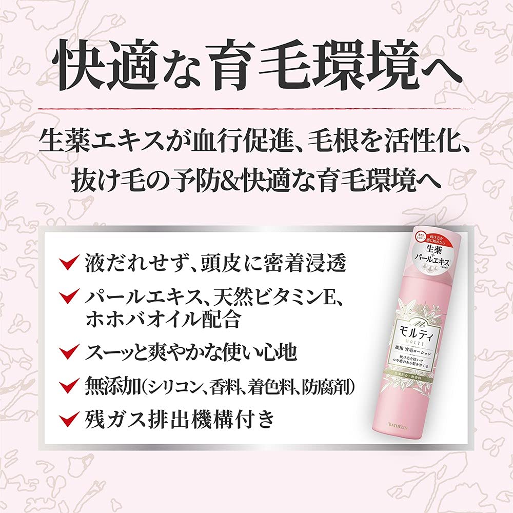 モウガＬモルティ育毛ローション 容量180G バスクリン 育毛剤・養毛剤 - MONOW 公式ショップ
